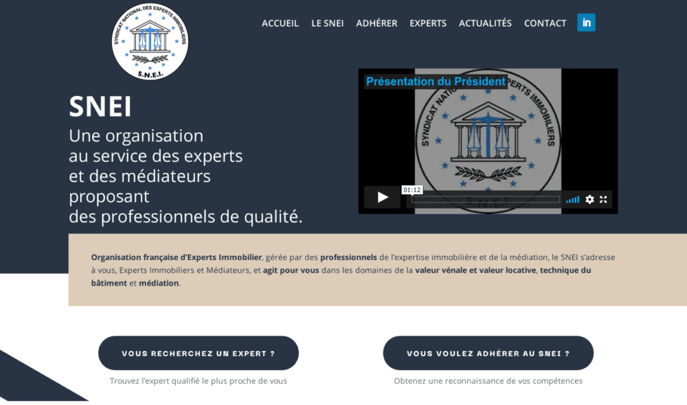 Nouveau site pour le SNEI 🏠🏗