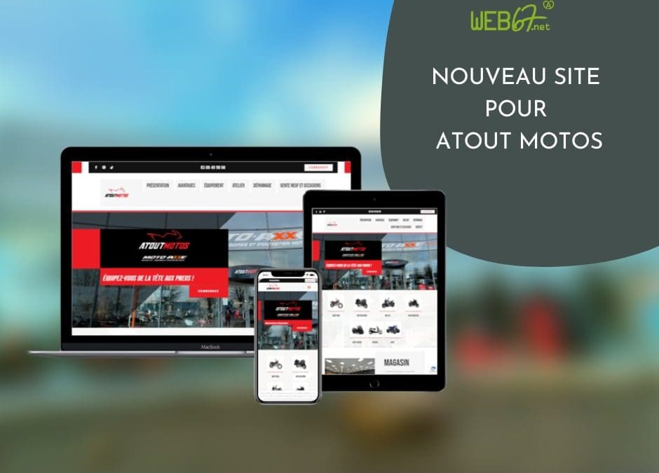 Création d&rsquo;un nouveau site pour Atout Motos 🏍️