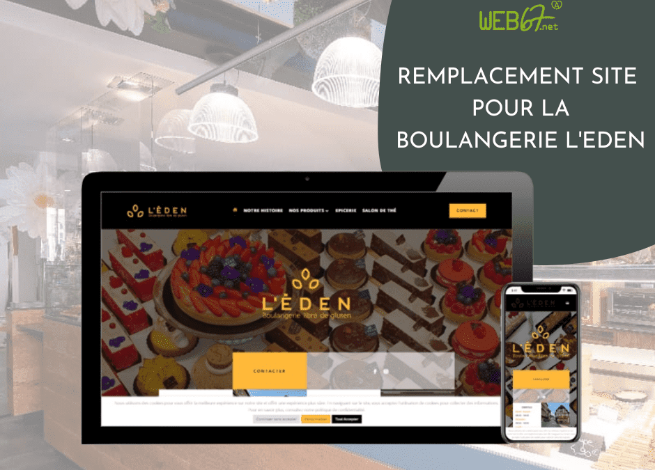🥐 Remplacement du site de la Boulangerie l&rsquo;Eden à Obernai 😋